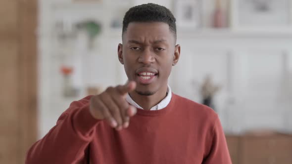 Portrait of African Businessman Feeling Angry, Fighting