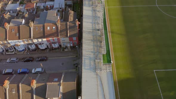 Luton Town Football Club Kenilworth Road Stadium Bird's Eye View