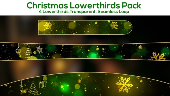 Christmas Lower Thirds V2