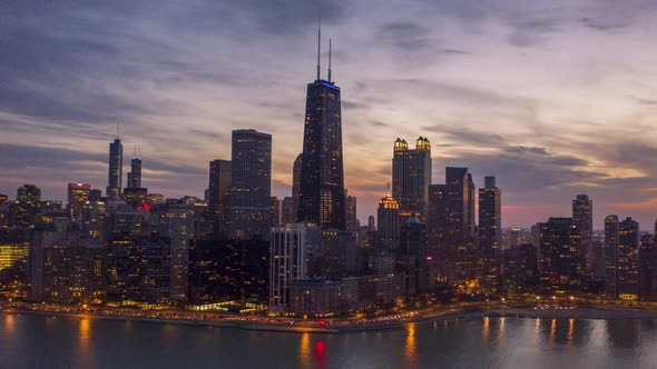 Chicago Cityscape - Hyperlapse by Lake Shore Drive