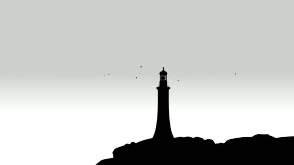 Silhouette Lighthouse