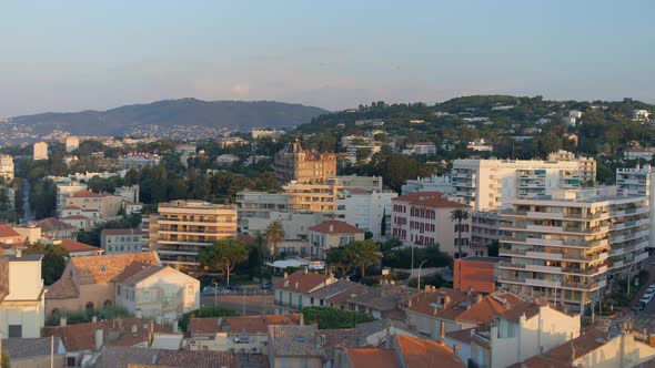 Cannes City and The Clock Tower