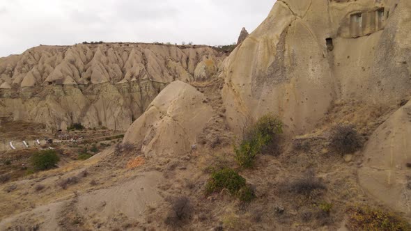 Aerial View Cappadocia Landscape