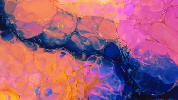 Psychedelic Color Spreading Paint Swirling And Explosion 49