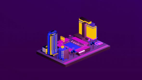 Isometric stadium between cities