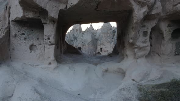 Drone Footage Tent Rock