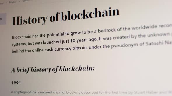 History of Blockchain All Time