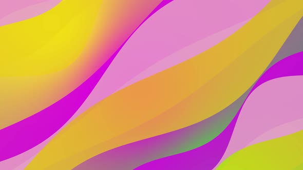 Abstract modern colorful wavy background in bright oranges color