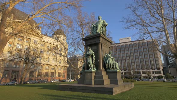 The Statue of Deak Ferenc