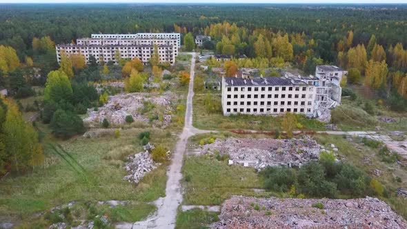 Super Secret Soviet Abandoned Military Ghost Town Irbene in Latvia. 