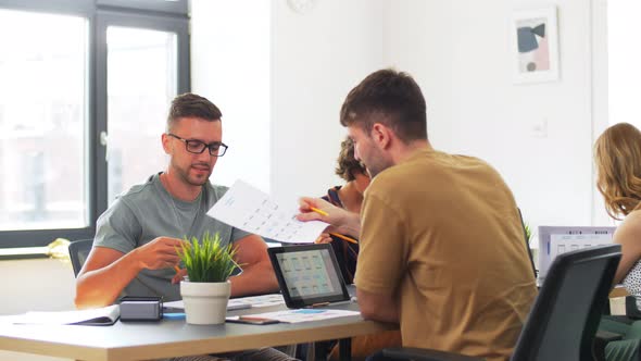 Business Team or Startuppers Working at Office