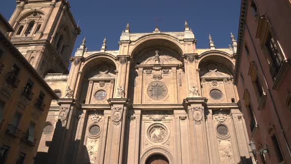 Facade of Granada Cathedral