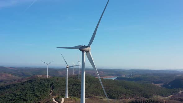 Generating Clean Green Electricity From Wind Turbine Generators in the Portuguese Mountainous Area