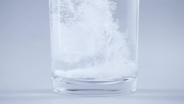 Effervescent Tablets Dissolving In Water