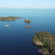 Aerial view on the lake and Islands with rocky coastline and forest in Karelia - VideoHive Item for Sale