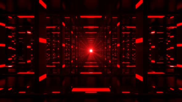 Red Abstract Corridor Loop alt