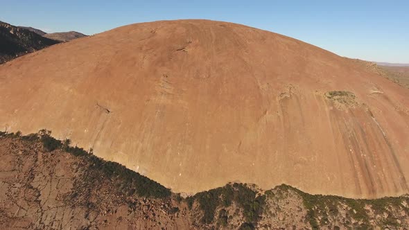 Aerial View Of A Granite Rock - South Africa