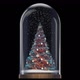 Christmas Tree In Bulb- Falling Snow - VideoHive Item for Sale
