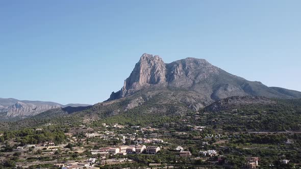 View From Above of Costa Blanca Mountains