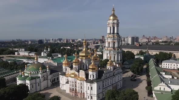 Kyiv. Ukraine: Aerial View of Kyiv Pechersk Lavra.