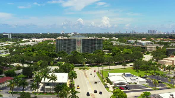 Aerial Footage Presidential Circle Hollywood Fl