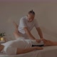 Strong and Concentrated Masseur Therapist in Uniform Making Manual Therapy for Sportsman - VideoHive Item for Sale