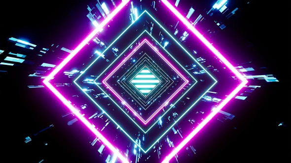 Neon Cyber Retro Wave