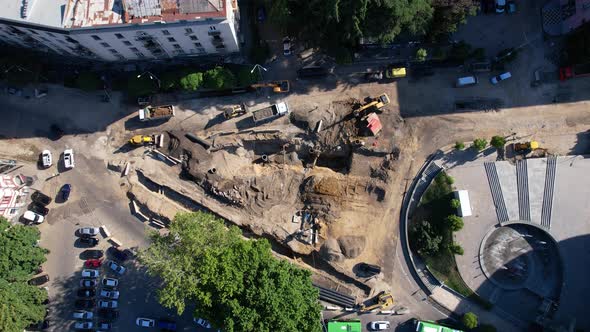 Road Construction In The City