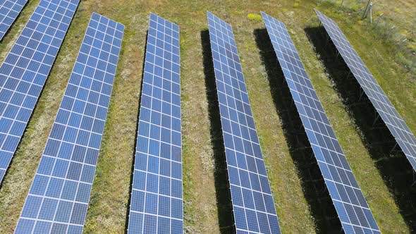 aerial Modern Solar Panels