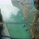 Aerial view of bridge over the Bhagirathi river in Harshil, Uttarakhand, India. - VideoHive Item for Sale