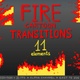 Fire Cartoon Transitions Pack - VideoHive Item for Sale