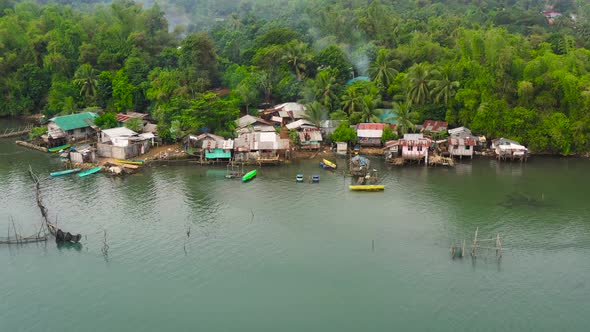 Fishing Village and Houses on Stilts