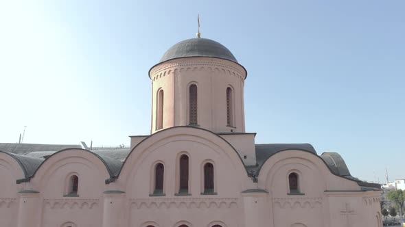 Church of the Tithes. Aerial. Kyiv.Ukraine