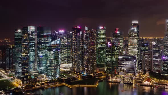 Time Lapse of the amazing Singapore skyline