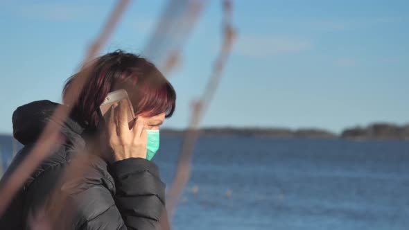 A Mad Lady Talking to Her Employer Over the Phone