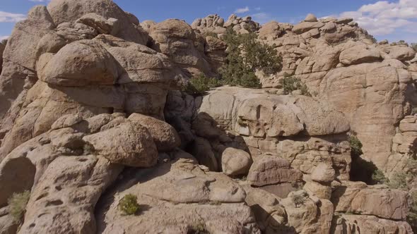 Aerial Shot Rock Formation