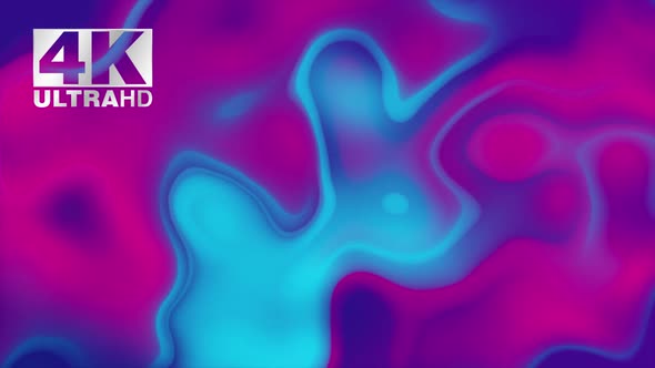 Abstract Colorful Liquid Paint Mixing Motion 4k Background Loop