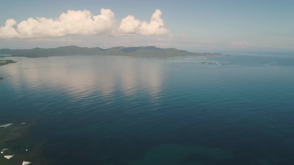 Seascape with Beach and Sea. Philippines, Luzon.