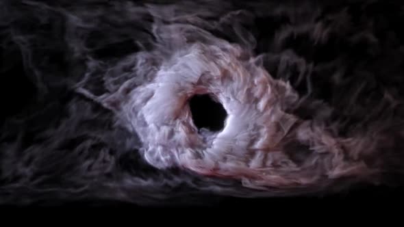 Realistic  Formation Fx Vortex. Isolated Vortex Smoke