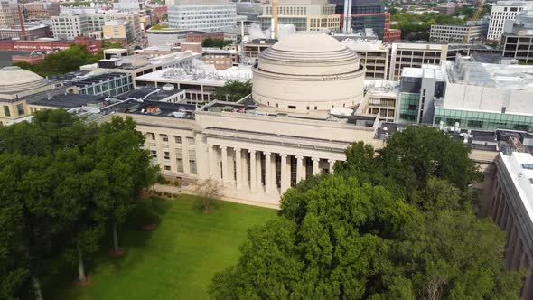 Killian Court And MIT's Great Dome in Boston Massachusetts