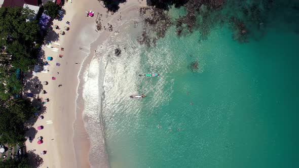 The Snowwhite Kata Beach of Phuket Island