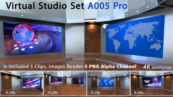 Virtual Studio Set A005 Pro