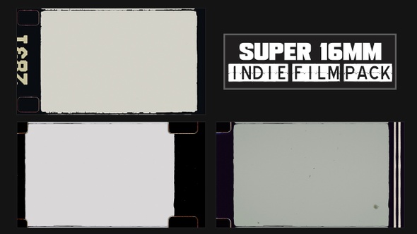 Super 16mm Indie Film (3 Pack)