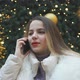 Happy Young Girl Talking on the Phone - VideoHive Item for Sale