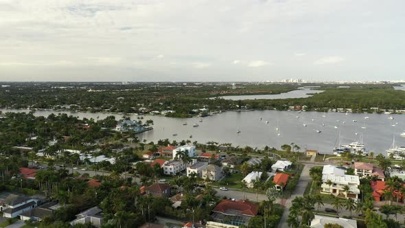 Luxury Homes In Hollywood Lakes Florida Upscale Neighborhoods Shot With A Drone 4k