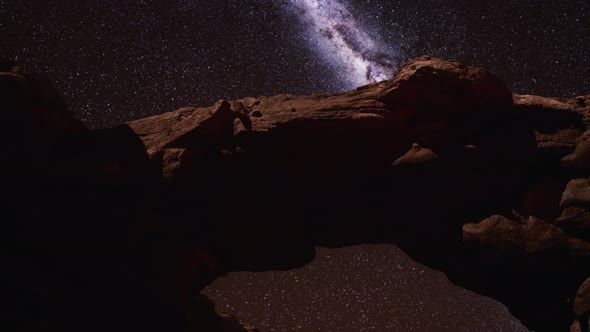 Milky Way at Natural Stone Park the Grand Canyon