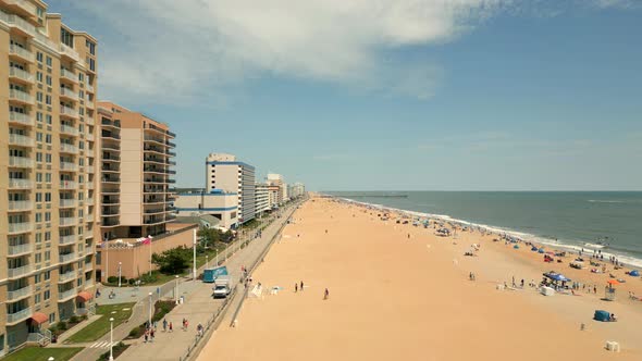 Aerial Rising Video Virginia Beach 4k