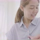 Slow motion Happy Asian mother hugging her newborn baby daughter at home. - VideoHive Item for Sale