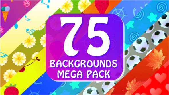 75 Backgrounds. Mega Pack