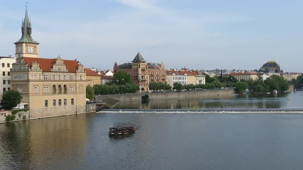 Prague City - Old Town - River Ship